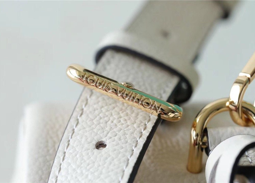 1:1 Replica Louis Vuitton LV Madeleine MM Monogram Empreinte Creme Beige Luxury Bag For Women - 11.8in/30cm