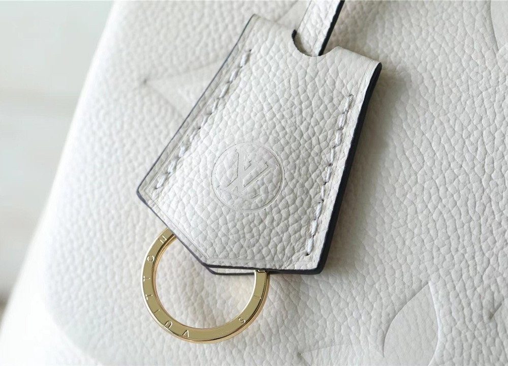 1:1 Replica Louis Vuitton LV Madeleine MM Monogram Empreinte Creme Beige Luxury Bag For Women - 11.8in/30cm