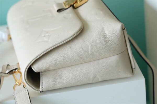 1:1 Replica Louis Vuitton LV Madeleine MM Monogram Empreinte Creme Beige Luxury Bag For Women - 11.8in/30cm