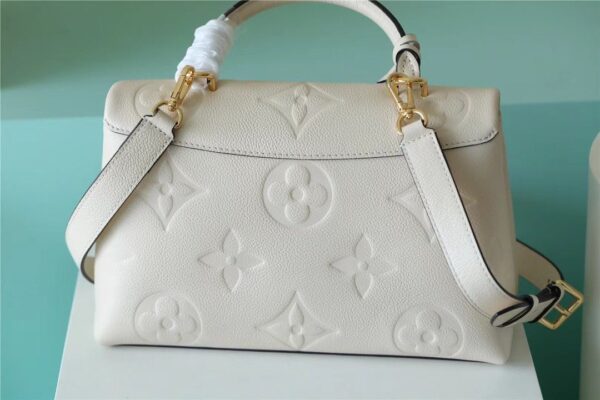 1:1 Replica Louis Vuitton LV Madeleine MM Monogram Empreinte Creme Beige Luxury Bag For Women - 11.8in/30cm