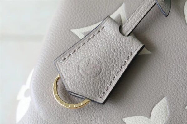 1:1 Replica Louis Vuitton LV Madeleine MM Monogram Empreinte Dove Gray/ Creme Beige Luxury Bag For Women M46041 - 11.8in/30cm