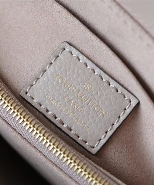1:1 Replica Louis Vuitton LV Madeleine MM Monogram Empreinte Dove Gray/ Creme Beige Luxury Bag For Women M46041 - 11.8in/30cm