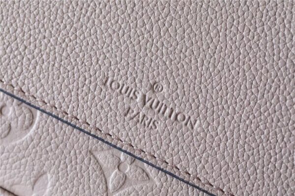 1:1 Replica Louis Vuitton LV Marceau Monogram Empreinte Dove Gray Luxury Bag For Women M46199 - 9.6in/29.5cm