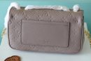 1:1 Replica Louis Vuitton LV Marceau Monogram Empreinte Dove Gray Luxury Bag For Women M46199 - 9.6in/29.5cm