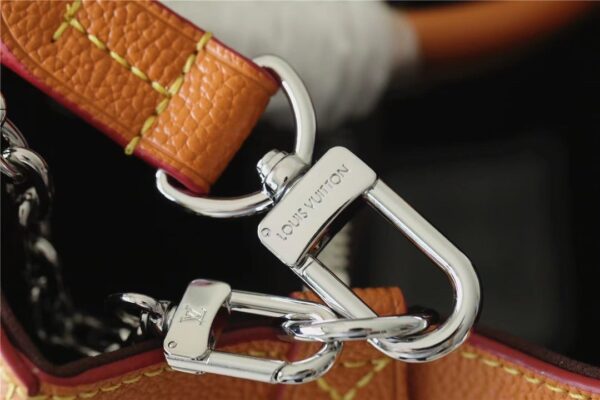 1:1 Replica Louis Vuitton LV Marelle BB Epi Leather Caramel Brown Luxury Bag For Women -  9.8in/25cm