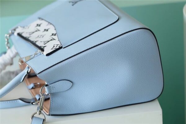 1:1 Replica Louis Vuitton LV Marelle MM Epi Blue Luxury Bag For Women -  11.8in/30cm