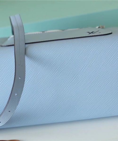 1:1 Replica Louis Vuitton LV Marelle MM Epi Blue Luxury Bag For Women -  11.8in/30cm