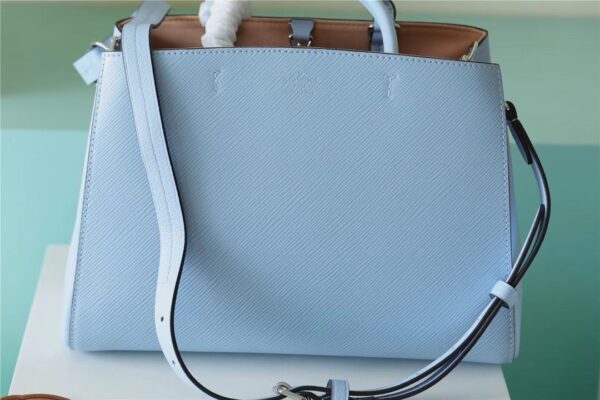 1:1 Replica Louis Vuitton LV Marelle MM Epi Blue Luxury Bag For Women -  11.8in/30cm