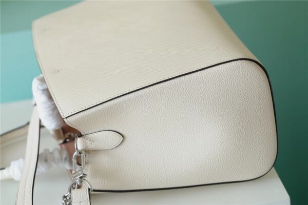 1:1 Replica Louis Vuitton LV Marelle MM Epi White Luxury Bag For Women -  11.8in/30cm