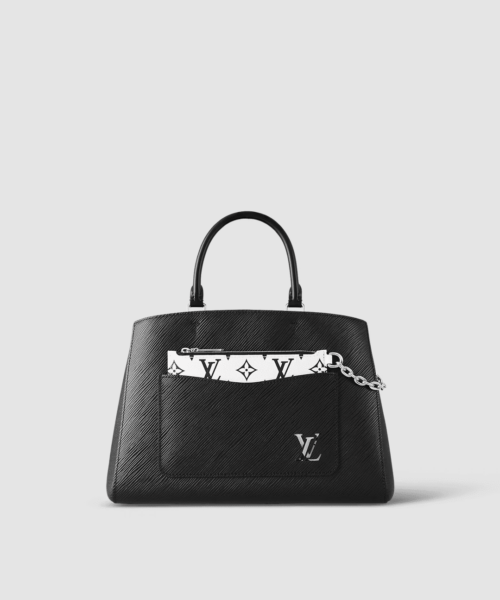 1:1 Replica Louis Vuitton LV Marelle Tote MM Epi Leather Black/Brown/Blue/Beige Luxurious Bag For Women M59954 - 11.8in/30cm