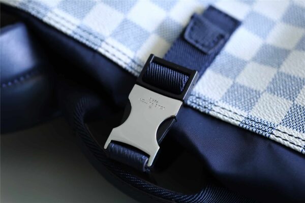 1:1 Replica Louis Vuitton LV Matchpoint Backpack Damier Azur Unique Bag For Men N40018 - 17in/43cm