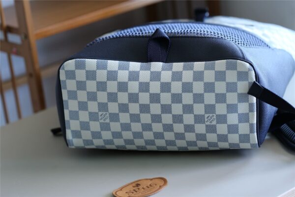 1:1 Replica Louis Vuitton LV Matchpoint Backpack Damier Azur Unique Bag For Men N40018 - 17in/43cm