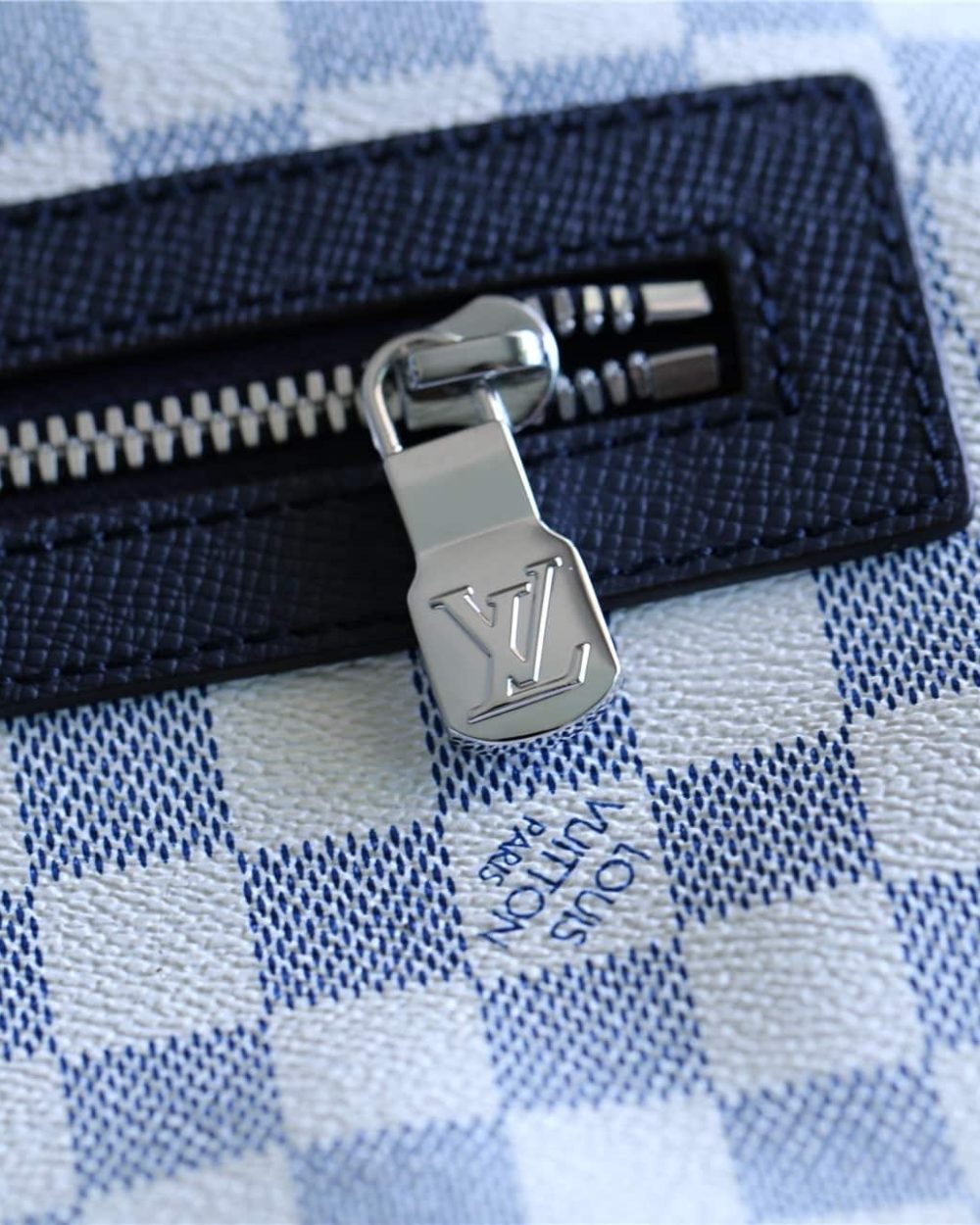 1:1 Replica Louis Vuitton LV Matchpoint Backpack Damier Azur Unique Bag For Men N40018 - 17in/43cm