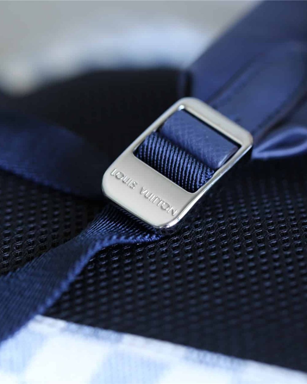 1:1 Replica Louis Vuitton LV Matchpoint Backpack Damier Azur Unique Bag For Men N40018 - 17in/43cm