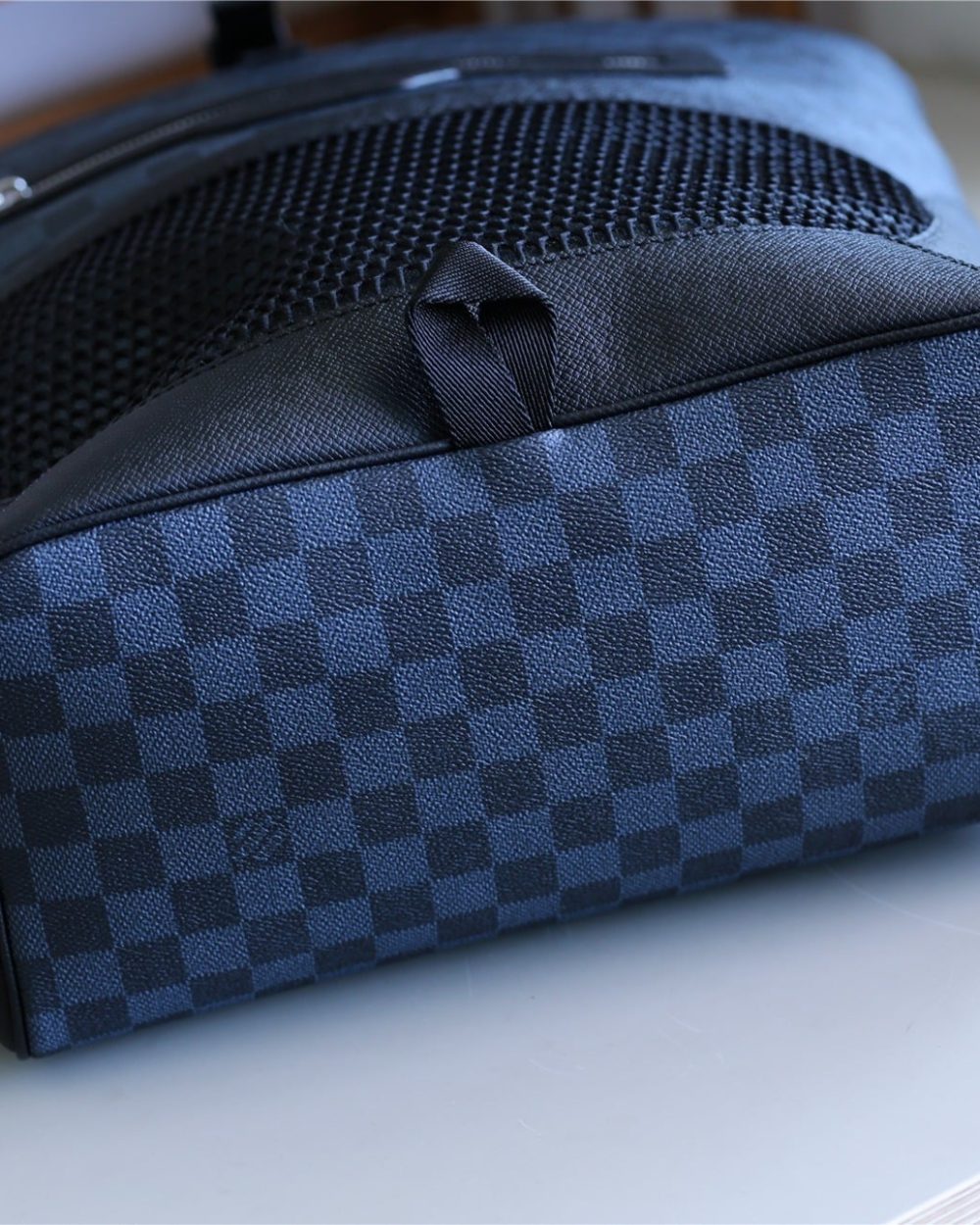 1:1 Replica Louis Vuitton LV Matchpoint Backpack Damier Cobalt Taiga Unique Bag For Men N40009 - 51cm