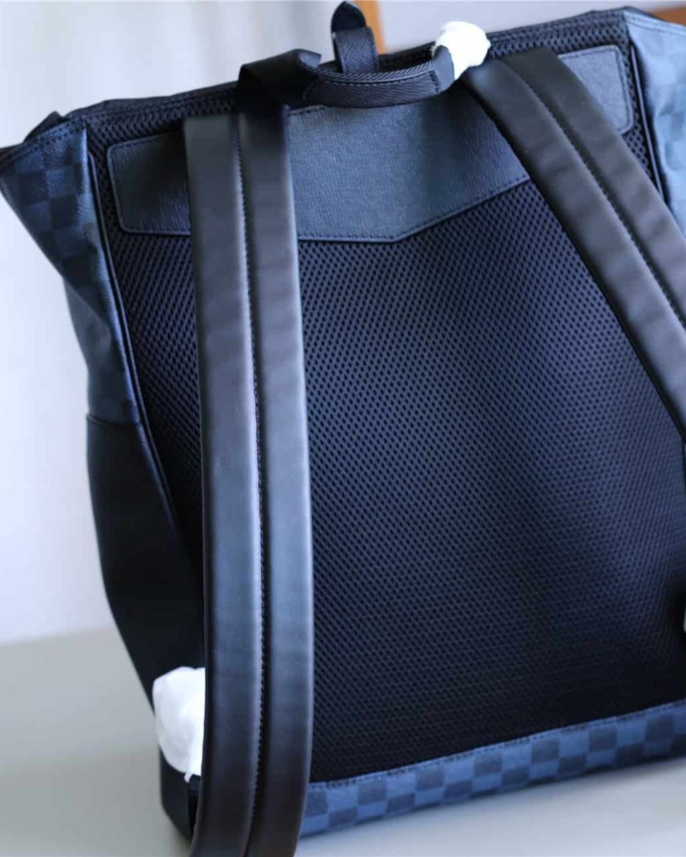 1:1 Replica Louis Vuitton LV Matchpoint Backpack Damier Cobalt Taiga Unique Bag For Men N40009 - 51cm