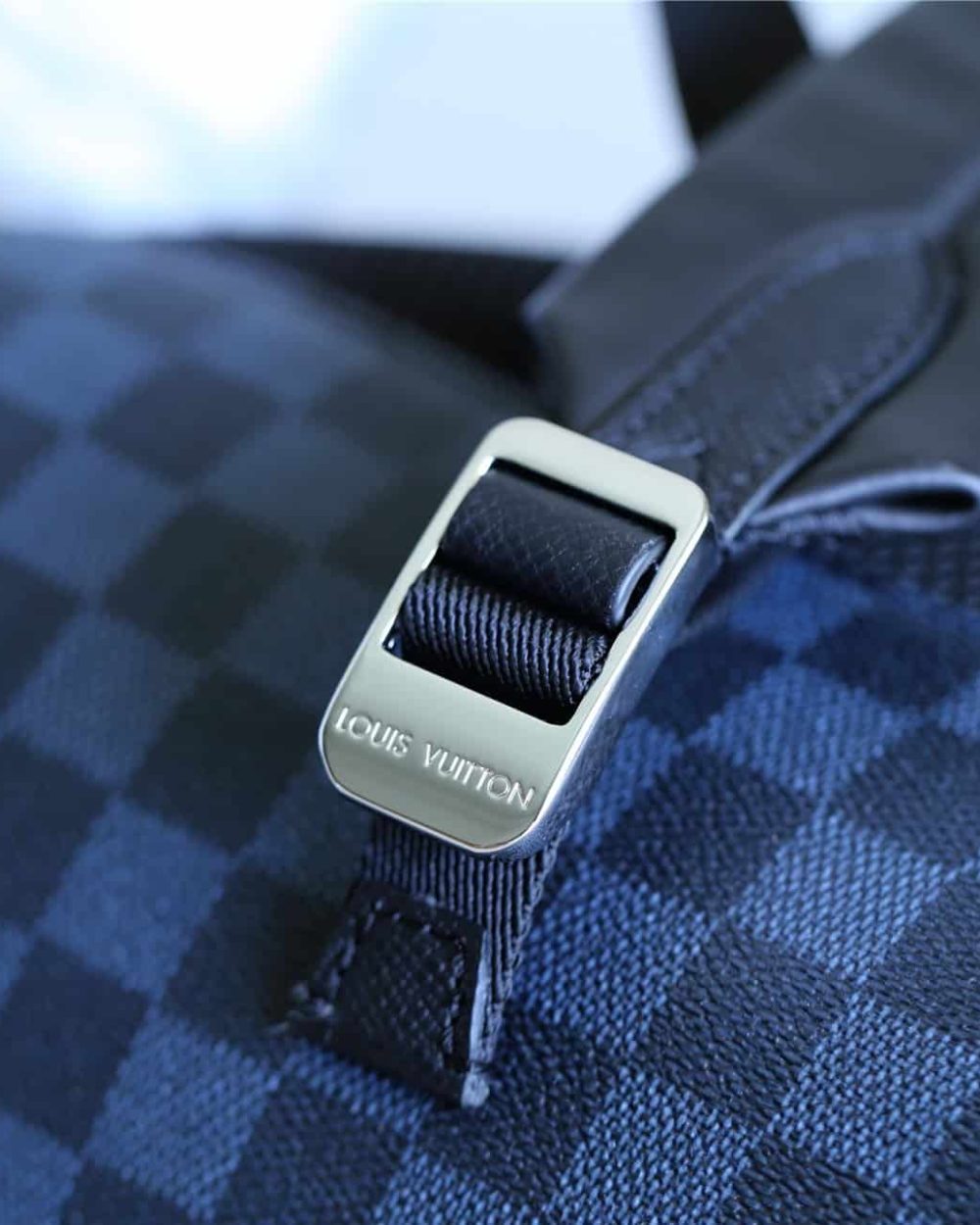 1:1 Replica Louis Vuitton LV Matchpoint Backpack Damier Cobalt Taiga Unique Bag For Men N40009 - 51cm