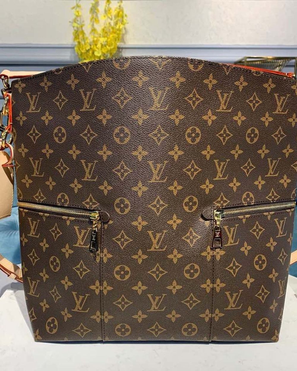 1:1 Replica Louis Vuitton LV Melie Monogram Canvas Luxury Bag For Women M41544 - 16.5in/42cm