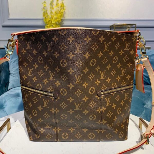 1:1 Replica Louis Vuitton LV Melie Monogram Canvas Luxury Bag For Women M41544 - 16.5in/42cm