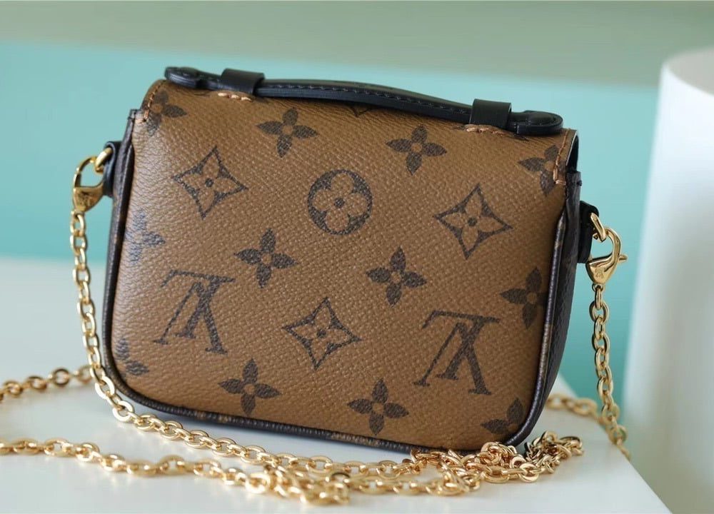 1:1 Replica Louis Vuitton LV Micro Metis Monogram Canvas Luxury Bag For Women -  5.5in/14cm