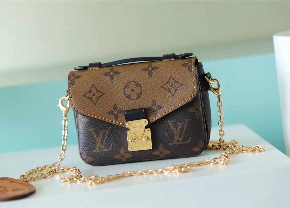 1:1 Replica Louis Vuitton LV Micro Metis Monogram Canvas Luxury Bag For Women -  5.5in/14cm
