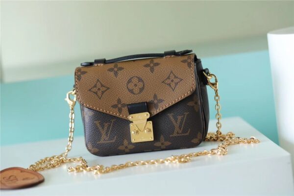 1:1 Replica Louis Vuitton LV Micro Metis Monogram Canvas Luxury Bag For Women -  5.5in/14cm