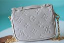 1:1 Replica Louis Vuitton LV Micro Metis Monogram Empreinte Leather Luxury Bag For Women M81390 -  5.5in/14cm