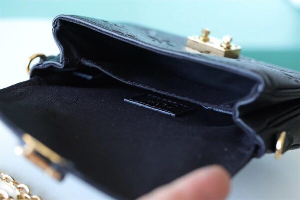 1:1 Replica Louis Vuitton LV Micro Metis Monogram Empreinte Black Luxury Bag For Women -  5.5in/14cm
