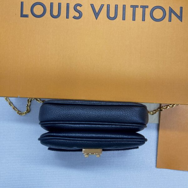 1:1 Replica Louis Vuitton LV Micro Metis Monogram Empreinte Black Luxury Bag For Women -  5.5in/14cm