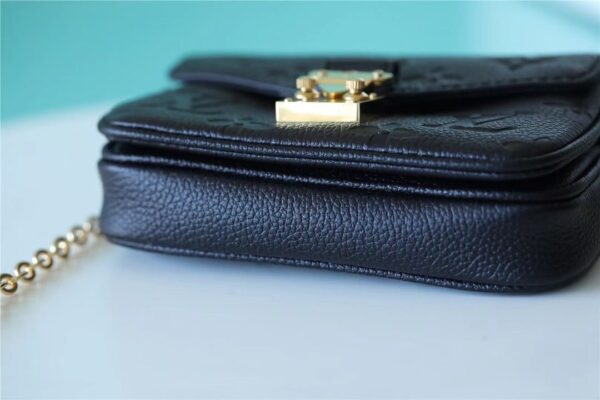 1:1 Replica Louis Vuitton LV Micro Metis Monogram Empreinte Black Luxury Bag For Women -  5.5in/14cm