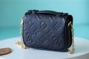 1:1 Replica Louis Vuitton LV Micro Metis Monogram Empreinte Black Luxury Bag For Women -  5.5in/14cm