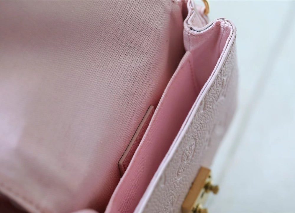 1:1 Replica Louis Vuitton LV Micro Metis Monogram Empreinte Pink Luxury Bag For Women M81389 -  5.5in/14cm