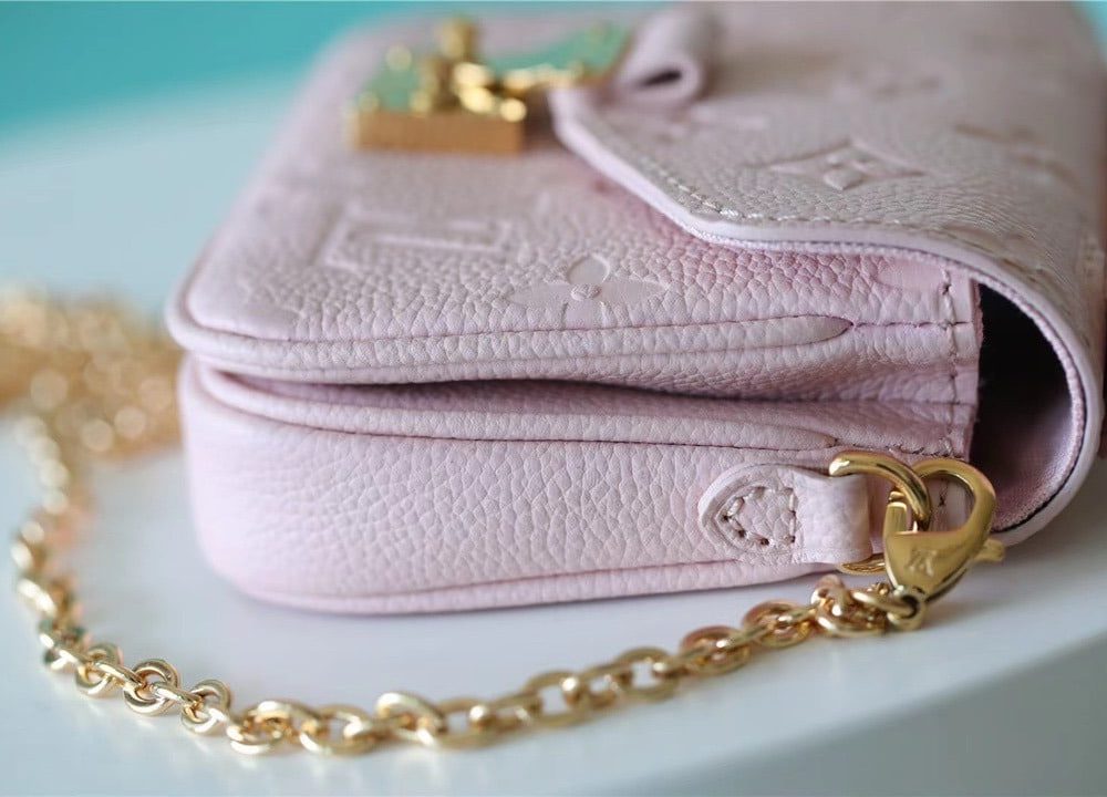 1:1 Replica Louis Vuitton LV Micro Metis Monogram Empreinte Pink Luxury Bag For Women M81389 -  5.5in/14cm