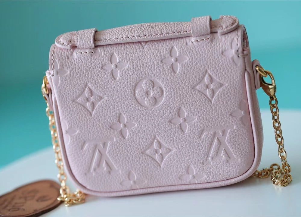 1:1 Replica Louis Vuitton LV Micro Metis Monogram Empreinte Pink Luxury Bag For Women M81389 -  5.5in/14cm