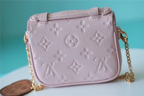 1:1 Replica Louis Vuitton LV Micro Metis Monogram Empreinte Pink Luxury Bag For Women M81389 -  5.5in/14cm