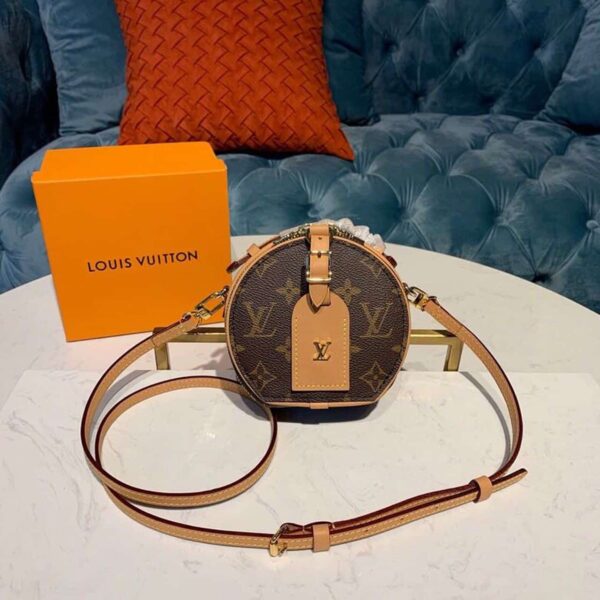1:1 Replica Louis Vuitton LV Mini Boite Chapeau Monogram Canvas Luxury Bag For Women M44699 - 5.1in/13cm