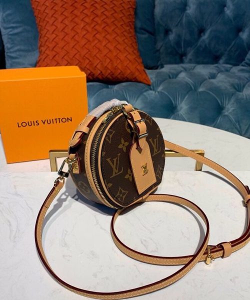 1:1 Replica Louis Vuitton LV Mini Boite Chapeau Monogram Canvas Luxury Bag For Women M44699 - 5.1in/13cm