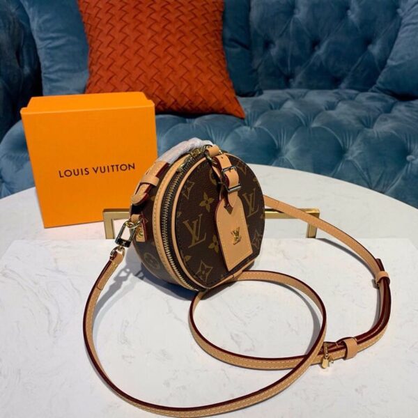 1:1 Replica Louis Vuitton LV Mini Boite Chapeau Monogram Canvas Luxury Bag For Women M44699 - 5.1in/13cm