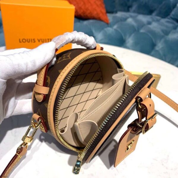 1:1 Replica Louis Vuitton LV Mini Boite Chapeau Monogram Canvas Luxury Bag For Women M44699 - 5.1in/13cm