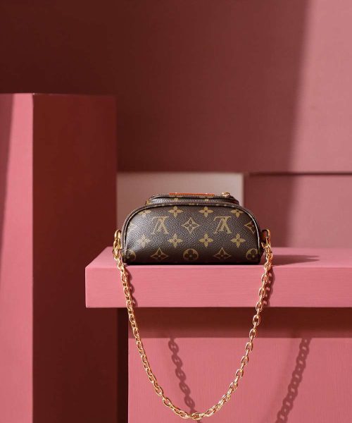 1:1 Replica Louis Vuitton LV Mini Bumbag Monogram Canvas Luxury Bag For Women M82335 - 17cm / 6.7 in