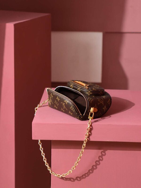 1:1 Replica Louis Vuitton LV Mini Bumbag Monogram Canvas Luxury Bag For Women M82335 - 17cm / 6.7 in