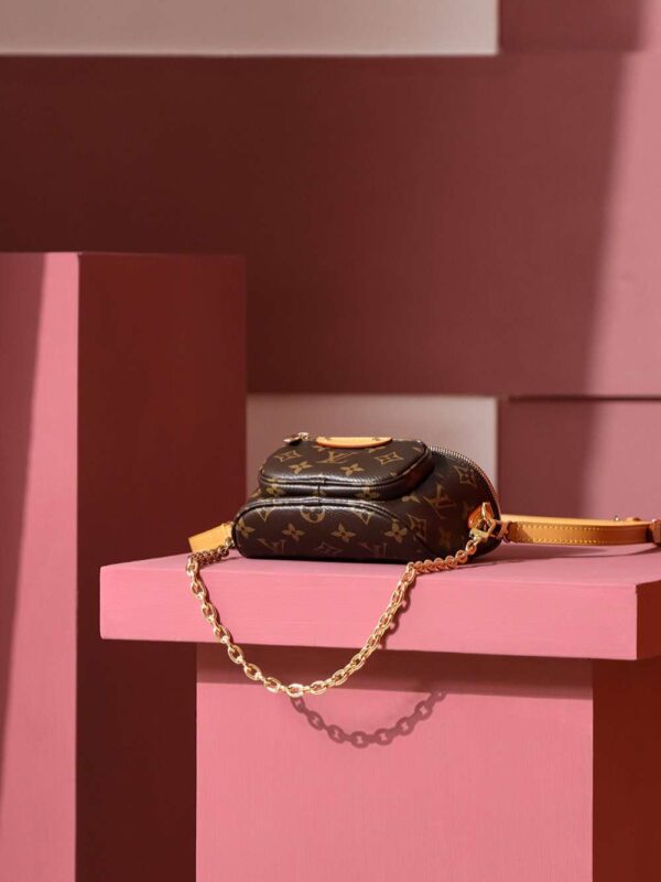 1:1 Replica Louis Vuitton LV Mini Bumbag Monogram Canvas Luxury Bag For Women M82335 - 17cm / 6.7 in