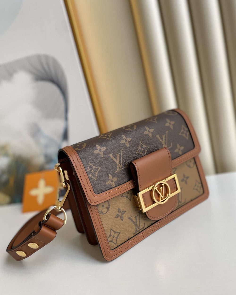 1:1 Replica Louis Vuitton LV Mini Dauphine Other Monogram Canvas Luxury Bag For Women M45959 - 20cm