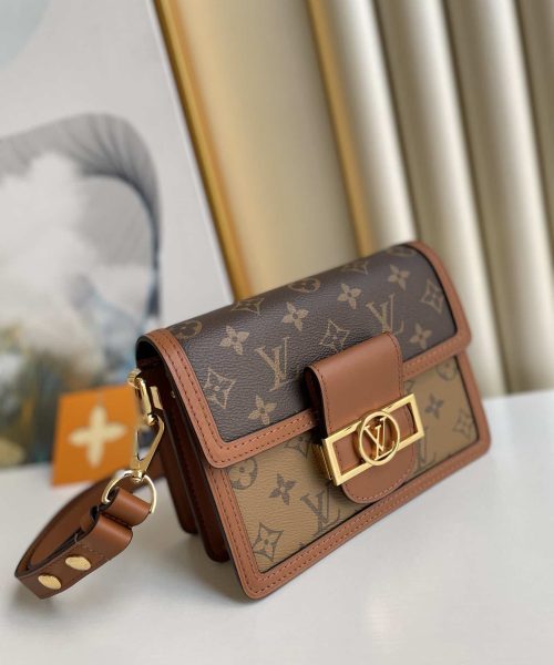 1:1 Replica Louis Vuitton LV Mini Dauphine Other Monogram Canvas Luxury Bag For Women M45959 - 20cm