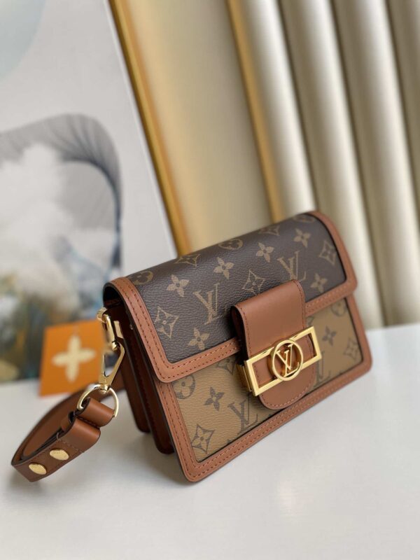1:1 Replica Louis Vuitton LV Mini Dauphine Other Monogram Canvas Luxury Bag For Women M45959 - 20cm