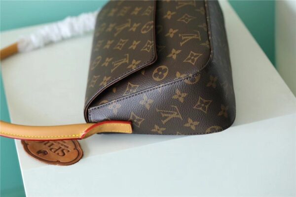 1:1 Replica Louis Vuitton LV Mini Looping Flap Shoulder Bag Monogram Luxury Bag For Women M51147 - 9.4in/24cm