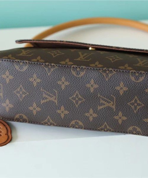 1:1 Replica Louis Vuitton LV Mini Looping Flap Shoulder Bag Monogram Luxury Bag For Women M51147 - 9.4in/24cm