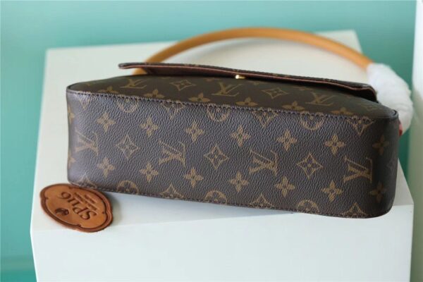 1:1 Replica Louis Vuitton LV Mini Looping Flap Shoulder Bag Monogram Luxury Bag For Women M51147 - 9.4in/24cm