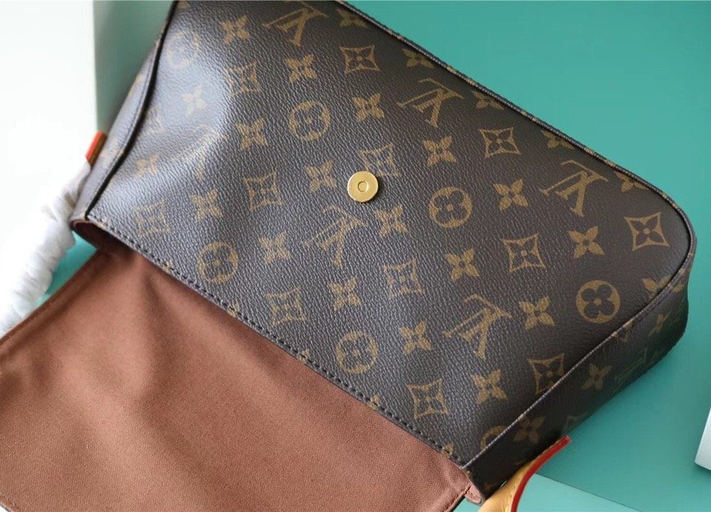 1:1 Replica Louis Vuitton LV Mini Looping Flap Shoulder Bag Monogram Luxury Bag For Women M51147 - 9.4in/24cm