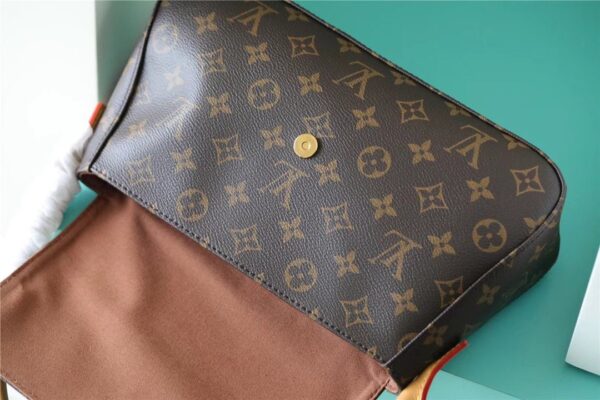 1:1 Replica Louis Vuitton LV Mini Looping Flap Shoulder Bag Monogram Luxury Bag For Women M51147 - 9.4in/24cm